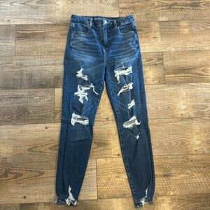 American Eagle Curvy Super High Rise Jeggings Size 4